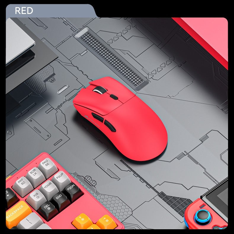 Mouse Gamer ATTACK SHARK R1 Sem Fio Leve 18000DPI PAW3311 Conexão Tri-modo Bluetooth/2.4G/USB com Macros para PC/Mac