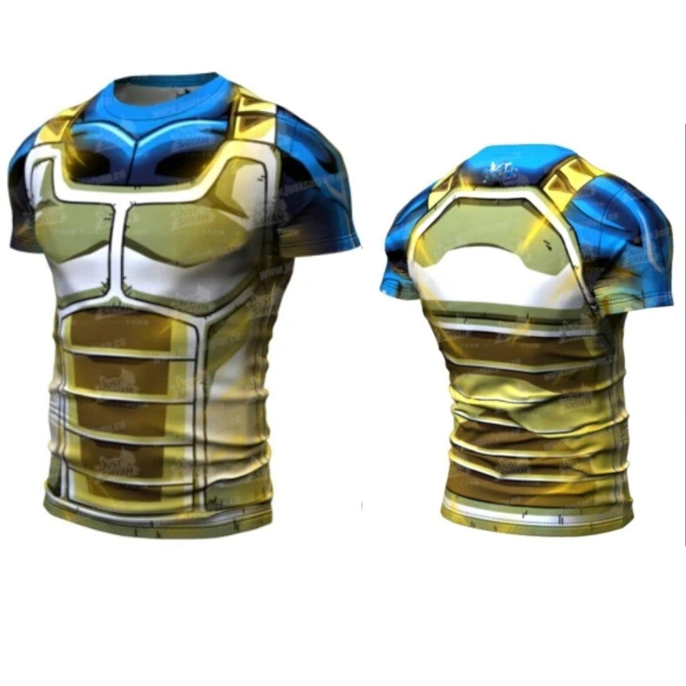 New Goku Men Summer T Shirt Gym CAPSULE CORP Printed Casual Quick-dry Fitness Short Sleeve Men's T-shirt Men Tees