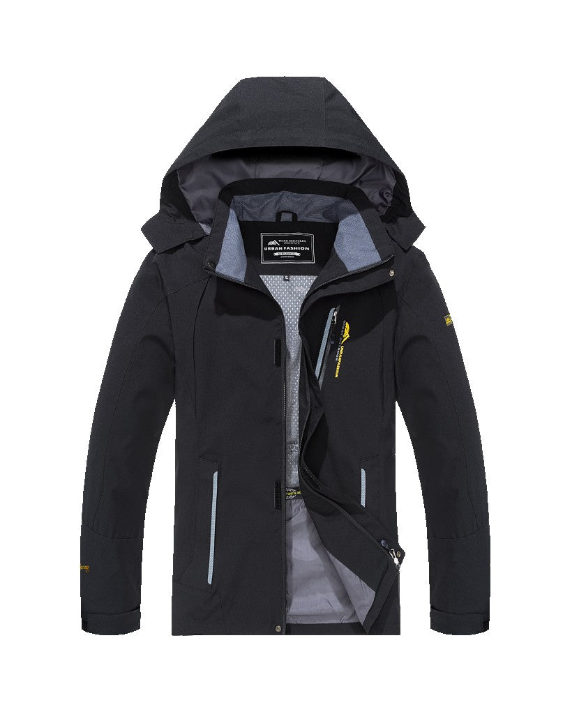 Men's Waterproof Hiking Jacket Large Size Windproof Windbreaker Camping Hunting Running Trekking Fishing Coat Men Outdoor