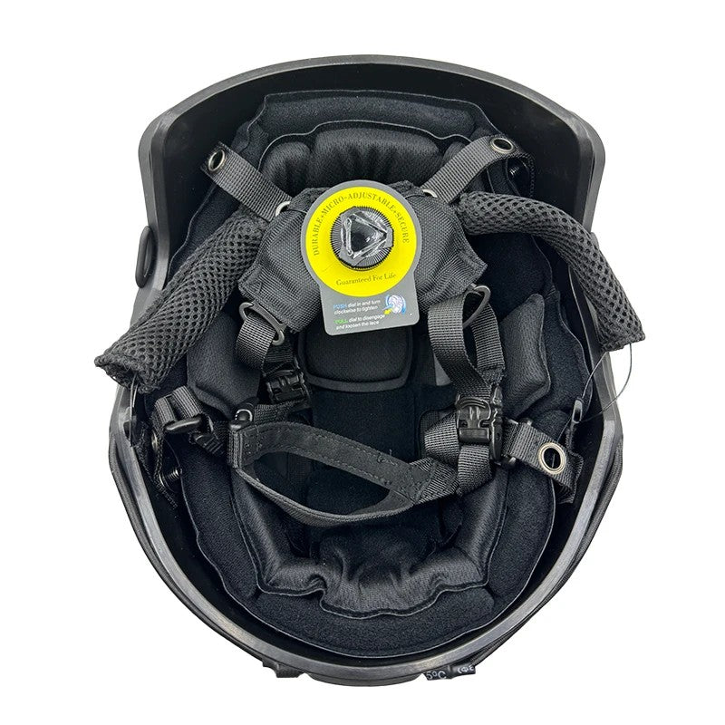 FAST Tactical Helmet Wendy Suspension Lightweight Adjustable ABS for Airsoft, Paintball & CS Games - Comfortable Protective Gear