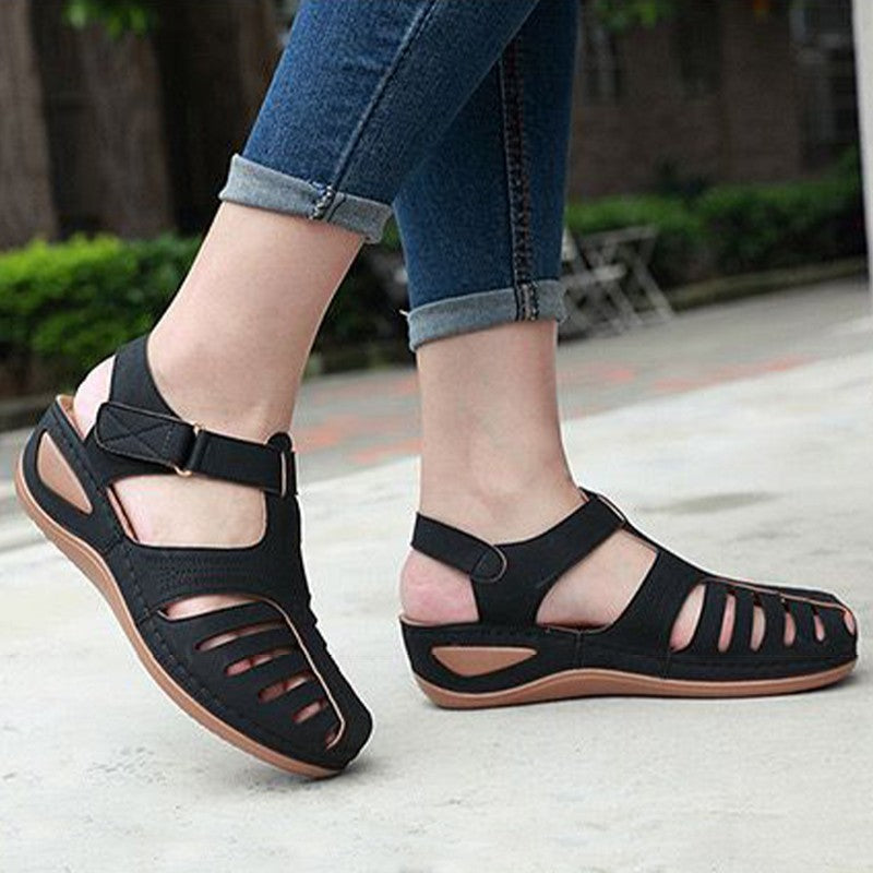 New Women's Sandals Premium Orthopedic Bunion Corrector Flats Casual Soft Sole Beach Wedge Vulcanized Shoes Zapatillas De Mujer