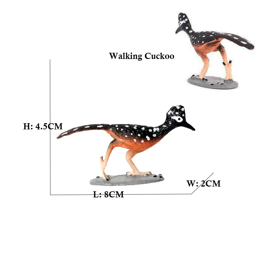 Coruja Flamingo Peru Tucano Seahawk Modelo Animais Estatuetas Plástico Pássaro Brinquedo Boneco de Ação Aventuras na Selva Presentes para Crianças Zoológico da Floresta