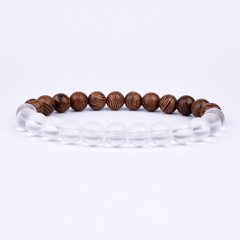 Pulseira de Pedra Vulcânica para Homens Lava Madeira 8mm Contas Pulseira Buda Tibetano Corrente de Pulso Feminina Masculina Jóias Presente Novas Pulseiras