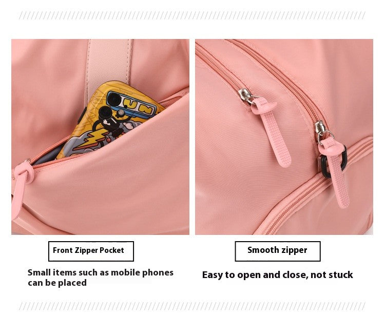 Multifunction Travel Bag Women Sports Gym Fitness Bags Dry and Wet Separation Swimming Shoulder Duffle Handbags Shoes Daypack