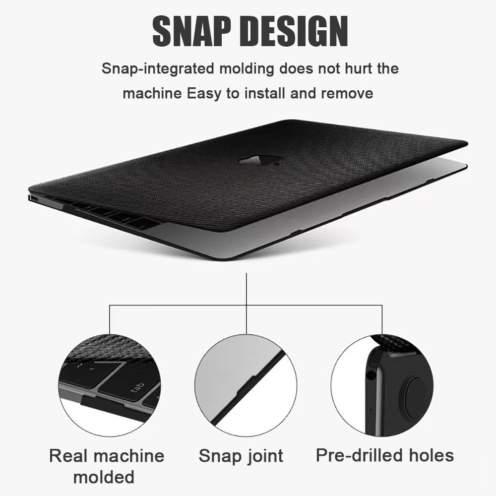 Laptop Case For Macbook Pro 14 16 M4 2024 Case For Macbook Air 13 M4 M3 M2 2025 2022 Case Carbon Fiber Protective