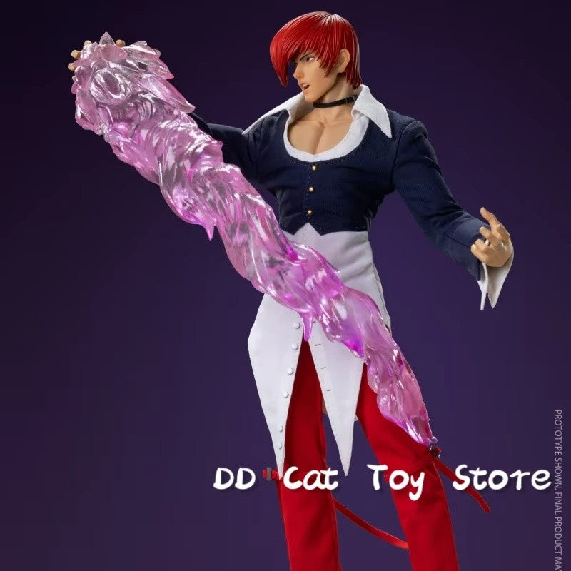 Em Estoque Tunshi Studio SNK 1/12 TS-XXZ-008 King Of Fighters 97 Iori Yagami Conjunto Completo Boneco Colecionável Escala Presente de Natal