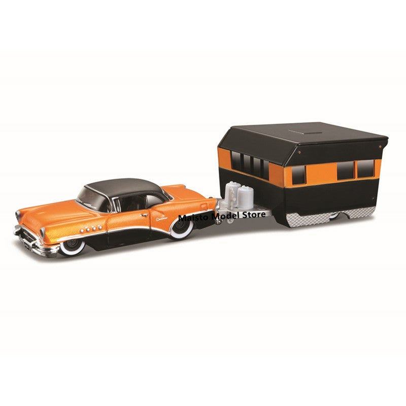 Maisto 1:64 Volkswagen Mercedes Benz Ford Chevrolet Brand collectible trailer die-cast precision model car Model collection gift