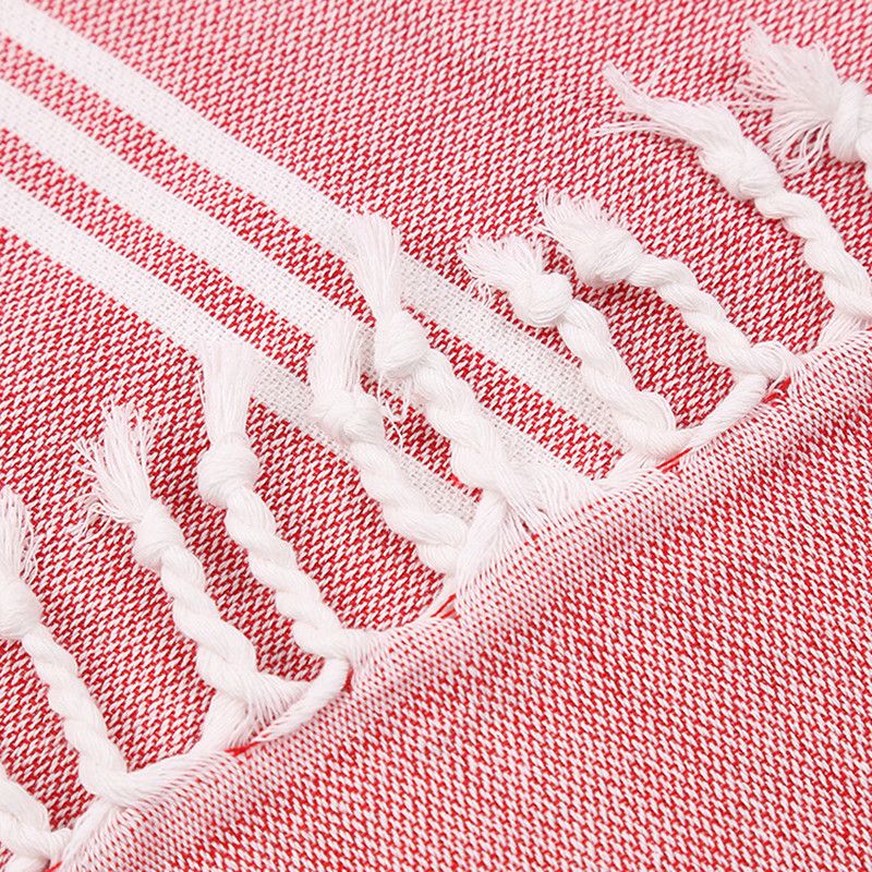 100X180cm oversized tassel Turkish cotton towel, blanket, suitable for bathing, beach,swimming pool, SPA, gym Striped bath towel