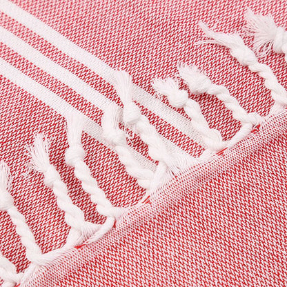 100X180cm oversized tassel Turkish cotton towel, blanket, suitable for bathing, beach,swimming pool, SPA, gym Striped bath towel