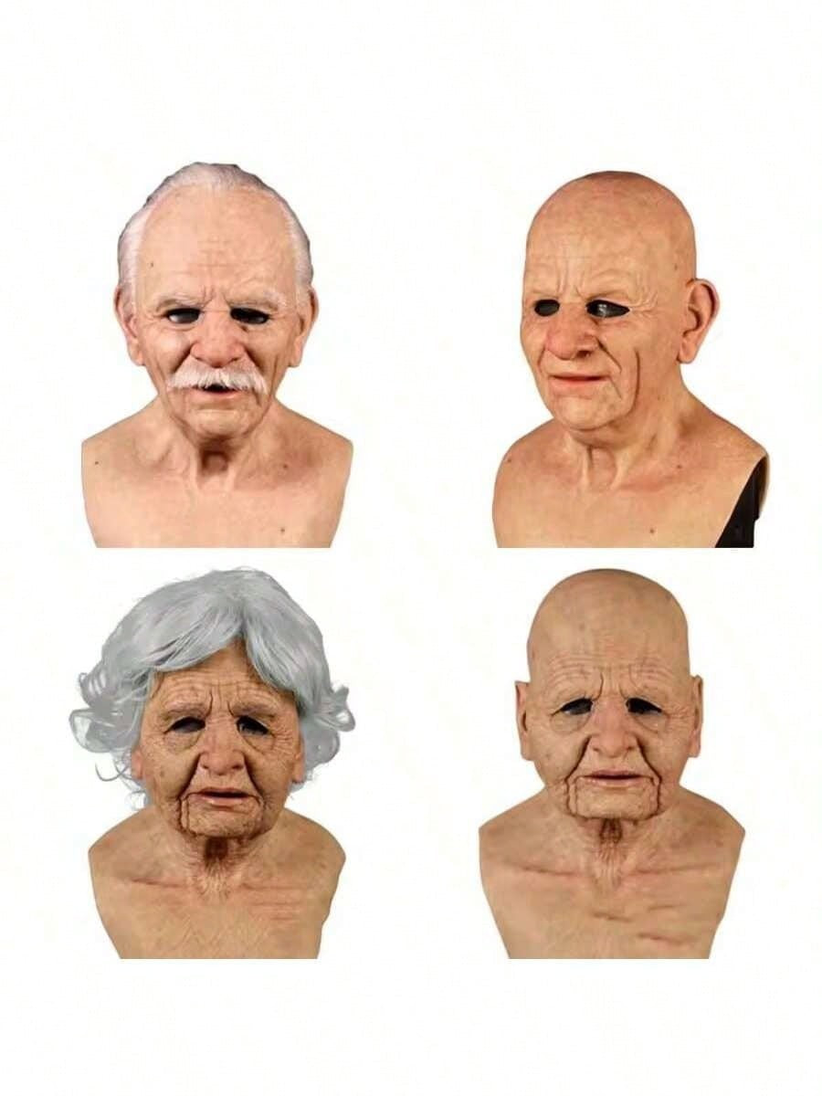 Realistic Bald Old Man Mask Breaking Bad Walter White Mask Heisenberg Latex Mask Adult Cosplay Party Masquerade Props