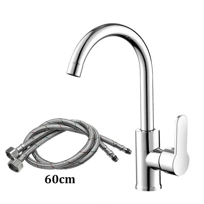 Torneira de Cozinha Lavadora de Vegetais Lava-louças Torneira de Piscina Ant respingos Torneira Doméstica Quente e Fria Universal