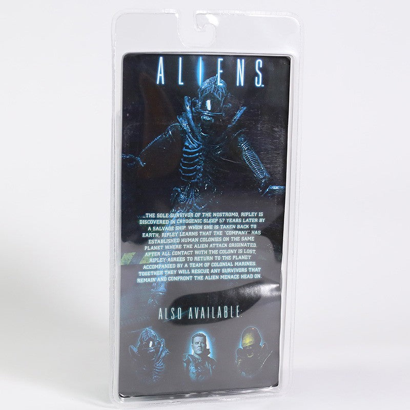 NECA Aliens Xenomorph Warrior Dog Alien Ellen Ripley Weyland Yutani Bishop Colonel Cameron 7"Action Figure Collectible Model Toy
