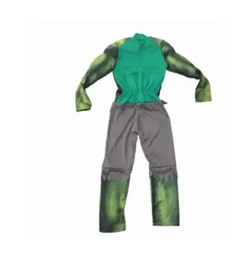 Kids Green Superheroes Anime Hulk Cosplay Muscle Costumes Boys Birthday Halloween Carnival Party Hulk Dress Up Jumpsuit