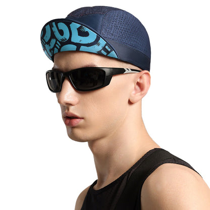 1Pcs Cycling Cap for Men and Women, Breathable Sweat Wicking Sun Hat, Under Helmet Cap for Bike Bicycle Riding Running Walking