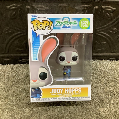 Zootopia Funko Pop Oficial Genuíno Boneco de Ação Modelo Boneco de Ação Judy Hopps Nick Wilde 1652 1653 Esculturas em Vinil