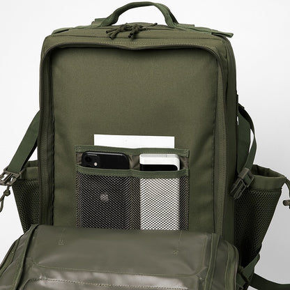 Mochila Tática 45L survival Bag Hunting MOLLE Backpack GYM Para Homens EDC Outdoor Hiking Rucksack com Suporte para Garrafa