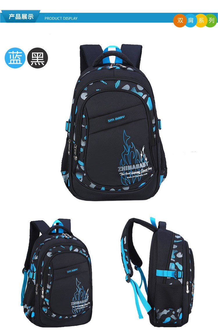 Mochila Escolar Impermeável Leve para Crianças de 6 a 12 Anos Durável Grande Capacidade para Livros Meninos Meninas254