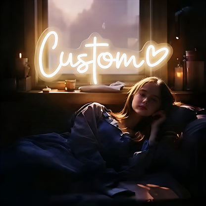 Custom Name Neon Sign Personalized Birthday Gifts Decoration Bedroom Wall LED Neon Lamp Your Text Business Logo Night Light