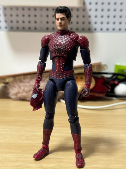 Em estoque Ko Mafex 248 The Amazing Spider Man Bonecos de Ação Marvel Andrew Garfield Estatueta Modelo Brinquedo Infantil Presentes
