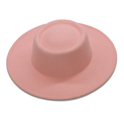 Chapéus Fedora Masculino Feminino Aba Larga 8.5CM Lã Feltro Chapéus Jazz Estilo Britânico 2023 Chapéu Panamá Formal Social