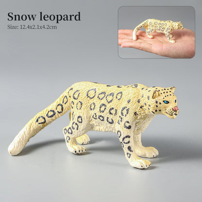 Conjunto de Brinquedos Montessori de Animais Selvagens - Leão Elefante Antílope Miniaturas de Animais Figuras de Ação Zoológico Presente Educacional para Crianças