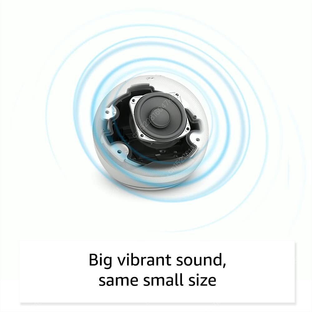 Original Alexa Echo Dot 5ª Geração Smart Mini Wifi Home BT Alexa Speaker Horn com Controle de Som Assistente de Voz e Relógio