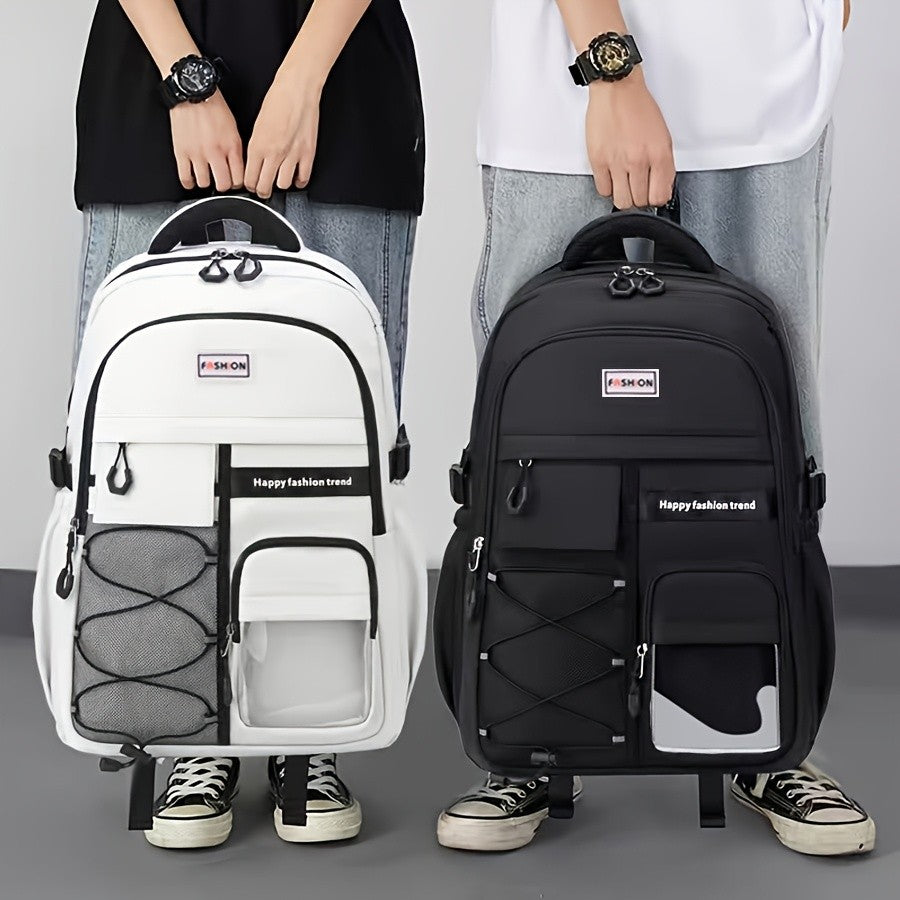 Mochila Escolar Estilo Japonês Bolsa Pequena para Boneca Grande Capacidade para Estudantes do Ensino Médio e Fundamental Masculino e Feminino Jovem Casual