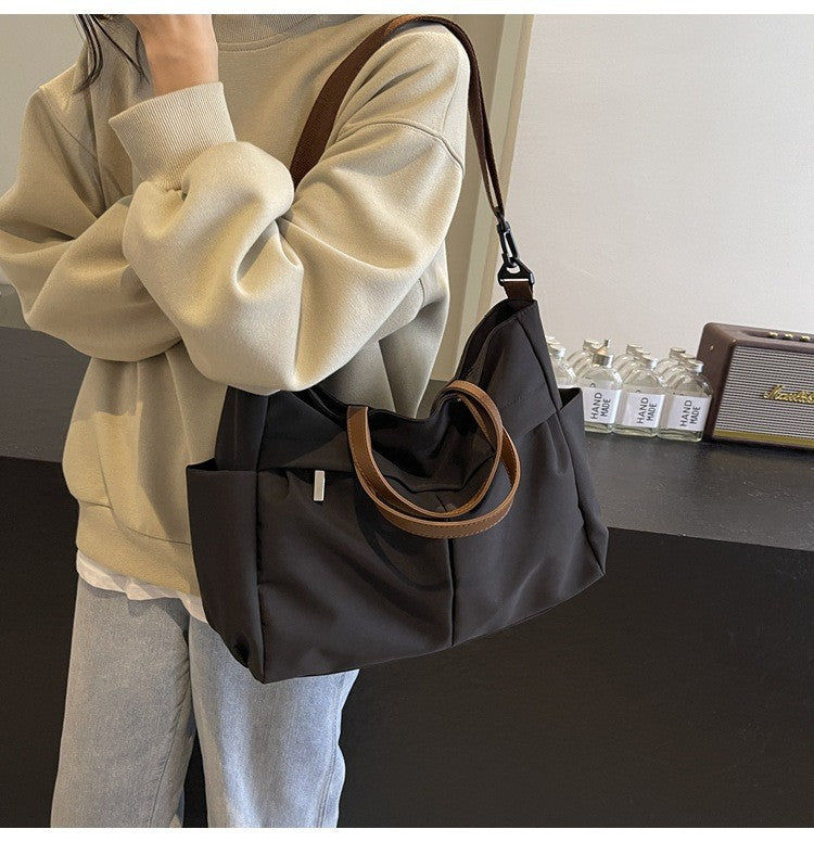 Multi Functional Tote Bag: Durable Nylon Work & Daily Shoulder Purse, Large Capacity Handbag Crossbody Bags for Women Daily Use