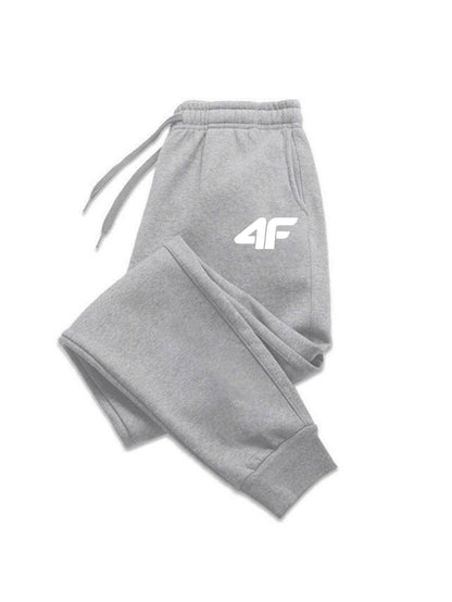 2025 Men's Casual Versatile Sweatpants Trend Print Elastic Waist Jogging Pants Outdoor Sports Daily Tracksuit Trousers