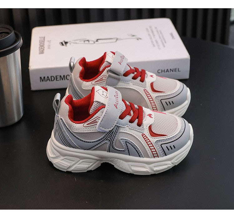 2025 Spring Autumn New Boys Kids Sport Shoes Girl Baby Toddler Mesh Breathable Casual Running Shoes Soft Soled Children Sneakers