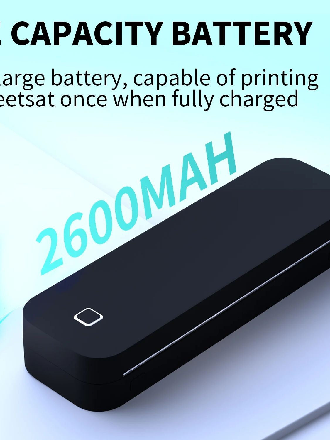 Impressora Térmica Portátil A4 Sem Tinta Bluetooth Máquina de Impressão de Documentos PDF Excel Word Rolo de Papel Para Trabalho de Escritório Casa Escola