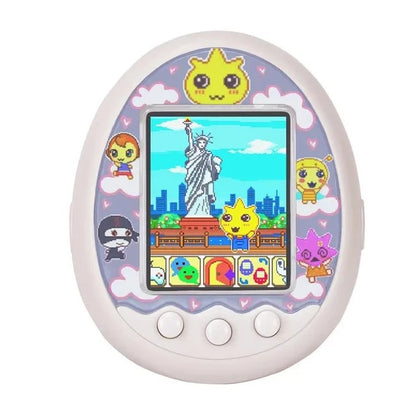 Tamagotchi Animal de Estimação Virtual Eletrônico Com Tela Colorida Jogo de Bolso Interativo Máquina de Jogo de Namoro de Animal de Estimação Virtual Brinquedos de Jogo para Crianças Meninas