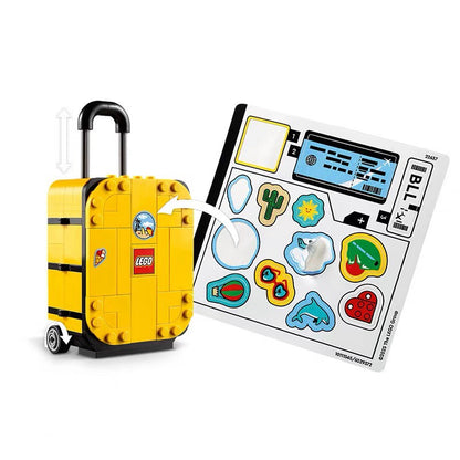 Lego 40817 Maleta Amarela Blocos de Montar Educacionais para Crianças Presente de Aniversário para Meninos e Meninas