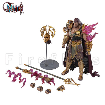 Shinfu Toys Boneco Articulado 1/12 Deuses do Mito Zeus Hades Poseidon Anime Para Presente