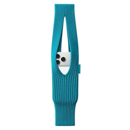 For Apple Devices Knitted Crossbody Bag Pet Lovers Christmas Gift with Winter Tech Accessory for iPhone iPad Stocking Stuffer