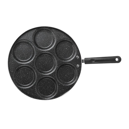 7 Holes Frying Pan Non Stick Fried Eggs Cooking Pan Burger Mold Household Kitchen Cookware