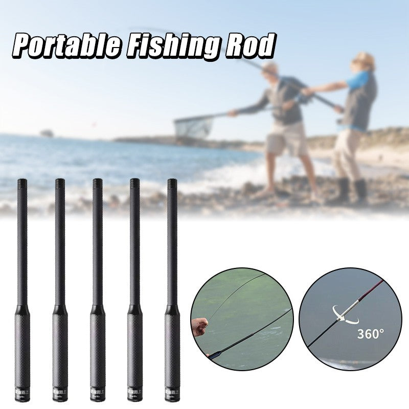 Telescopic Pocket Fishing Rod Extendable Ice Fishing Pole 1.3/1.5/1.8/2.0/2.2m Fishing Rod for Bass Pike Mini Rockfish Rods ???