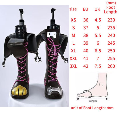 Peruca de Cabelo para Cosplay Arcane Jinx Traje Anime Sapatos Botas para Cosplay Jinx Feminino para Meninas, Mulheres, Role Play, Festa, Carnaval, Roupas