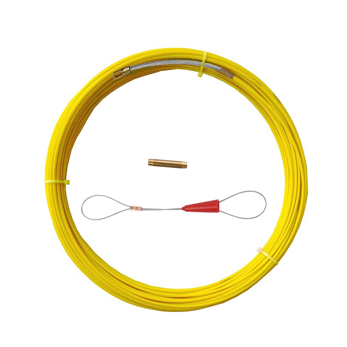 Puxador de Cabo de Fibra de Vidro de 4,5 MM 60 M Passa Fio Passa Cabo Canaleta de Fio Carretel de Fiação