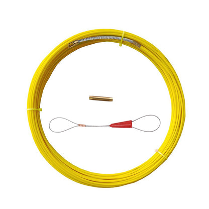 Puxador de Cabo de Fibra de Vidro de 4,5 MM 60 M Passa Fio Passa Cabo Canaleta de Fio Carretel de Fiação