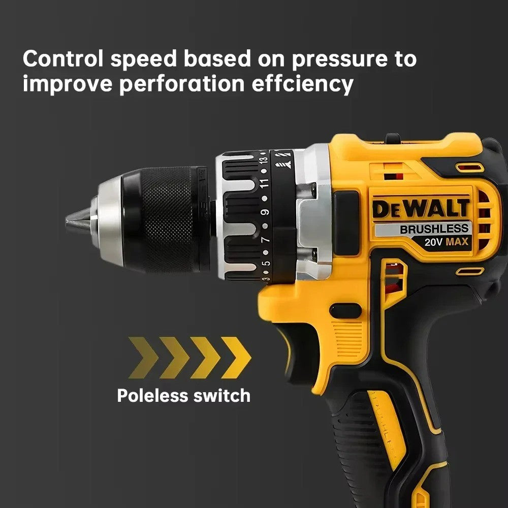 Furadeira de Motor Brushless DEWALT DCD805, Furadeira/Parafusadeira Sem Fio a Bateria de Lítio 20V Max, Mais Potente Que Uma Furadeira Elétrica Comum?