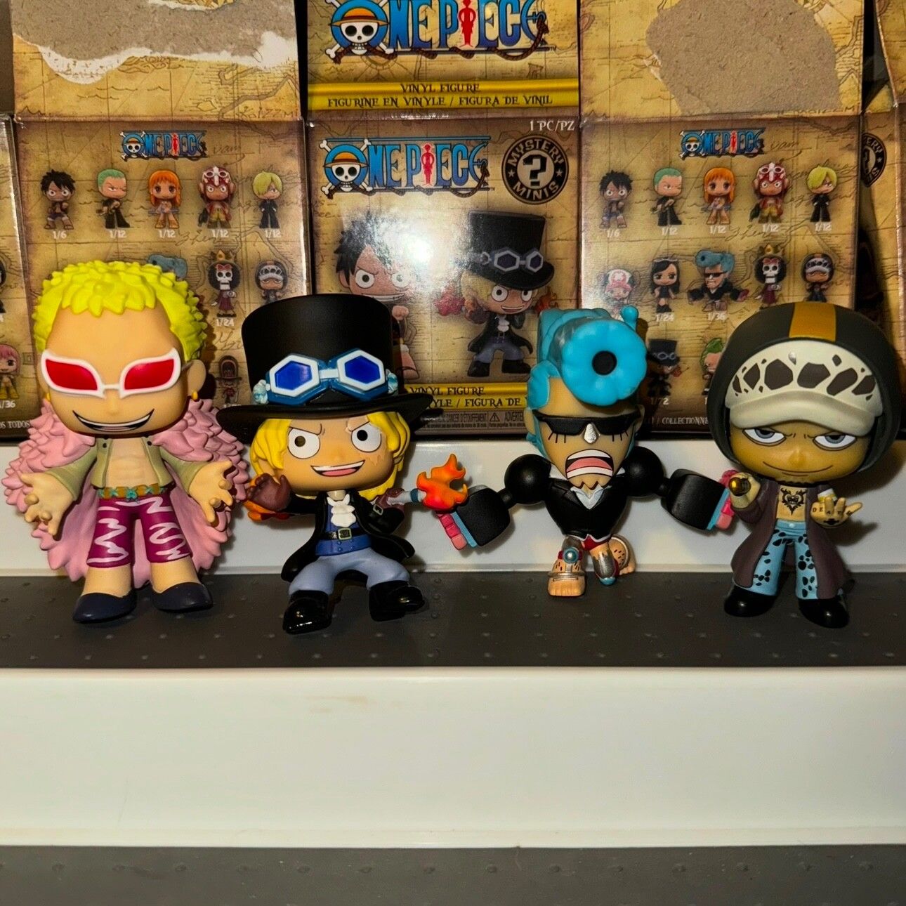 One Piece Mystery Minis Figure Blind Box Anime Figura Luffy Roronoa Zoro Funko Pop Modelo Brinquedo Colecionável Edição Limitada Brinquedos