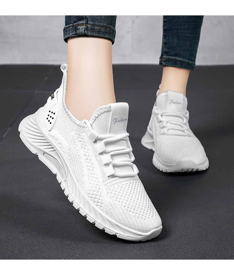 ?Sapatos Femininos Verão 2025 Tênis Casual Malha Respirável Leve Acessível Frete Grátis?