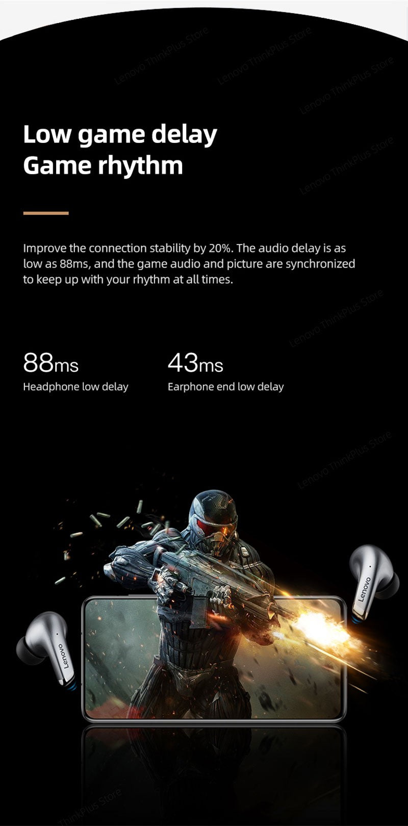 Lenovo LP5 TWS Bluetooth Earphone 9D Stereo HiFi Sports Waterproof Wireless Earbuds for iPhone 13 Xiaomi Bluetooth Headphones