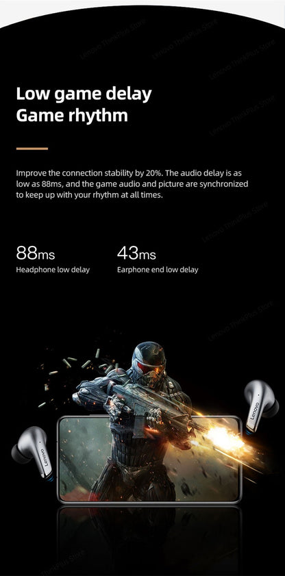 Lenovo LP5 TWS Bluetooth Earphone 9D Stereo HiFi Sports Waterproof Wireless Earbuds for iPhone 13 Xiaomi Bluetooth Headphones