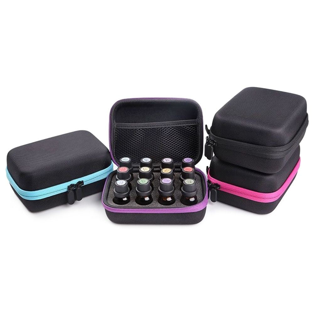 12 Slots Essential Oil Case for DoTERRA 5ML 10ML 15ML Essential Oil Roller Bottles Organizer Holder Perfume Hanging Storage Bag