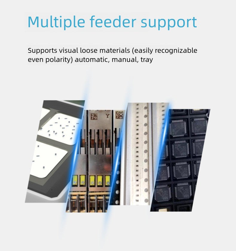 High-speed Fully Automatic Triple Vision Camera Desktop SMT Machine 220V / 110V SMT Pick And Place Machine Chip Mounter LED SMD
