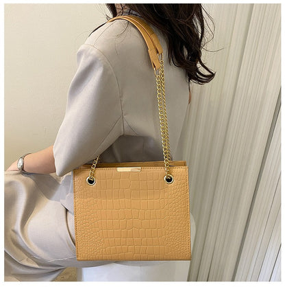 2025 Fashion Luxury Female Crossbody Bags for Women Designer Shoulder Bag Chain Solid Color Messenger Bag Handbags