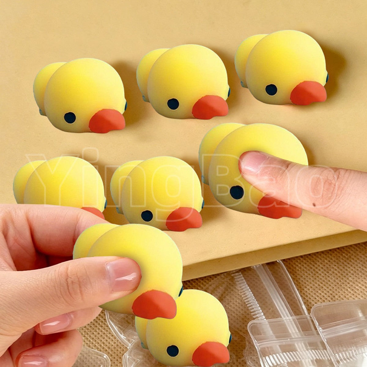 4/5/6PCS Kawaii Squishies Mochi Animal Antistress Toys Stress Relief Ball Relaxing Mood Squeeze Gifts Party Favors for Birthday