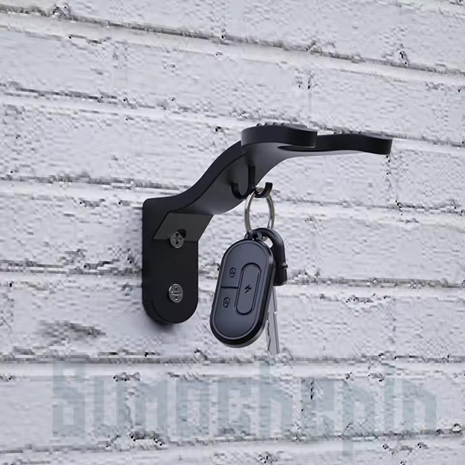 Gancho de Parede para Capacete de Moto, Suporte de Armazenamento Multifuncional, Instalação na Parede, Acessórios de Moto, 1/2/3 Peças